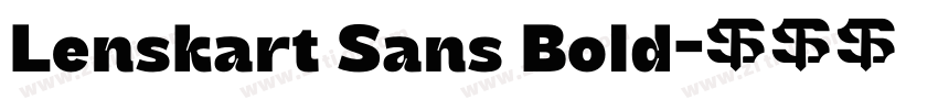 Lenskart Sans Bold字体转换 Lenskart Sans Bold字体转换